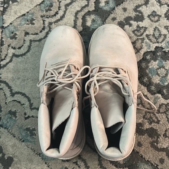 Timberland Women's Blush Leather Combat Boots - Picture 9 of 9